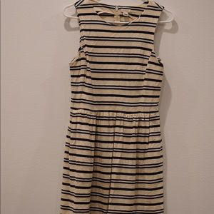 J Crew Factory Dress - Blue and White Stripe - S